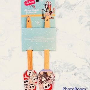 NWT Disney Jack skeleton silicone spatula and spoon set